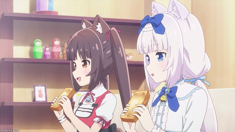 Nekopara Episode 4 Chocola Vanilla Eat Toast