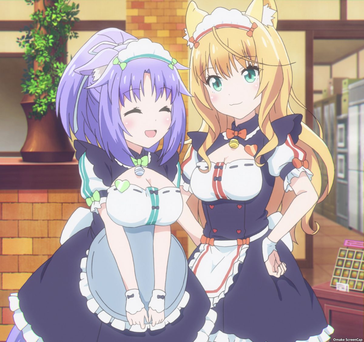 Nekopara Episode 5 Cinnamon Maple Pose For Picture