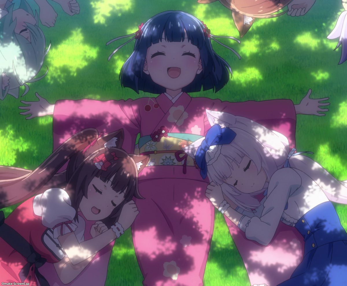 Nekopara OP Shigure Naps With Chocola Vanilla And Cacao