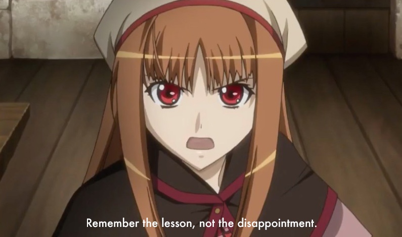 Remember The Lesson Not The Disappointment Image