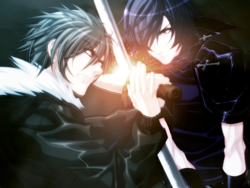 Togainu No Chi Akira Vs Shiki Image