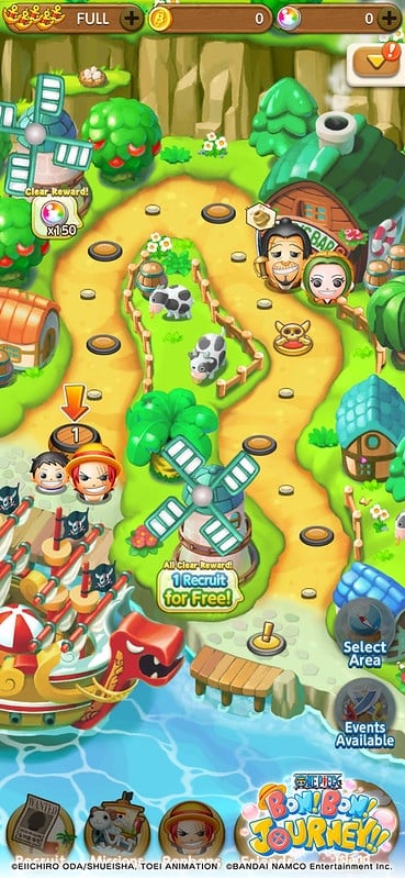 One Piece Bon Bon Journey Screen