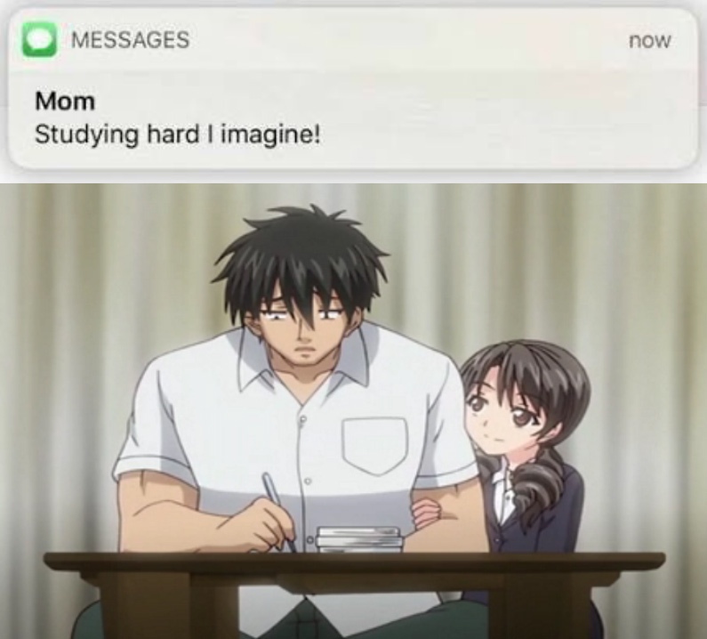 Studying Hard I Imagine Image