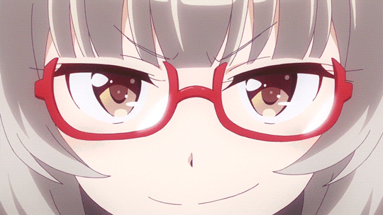 Hazuki Suzuku Anime Girl with Glasses