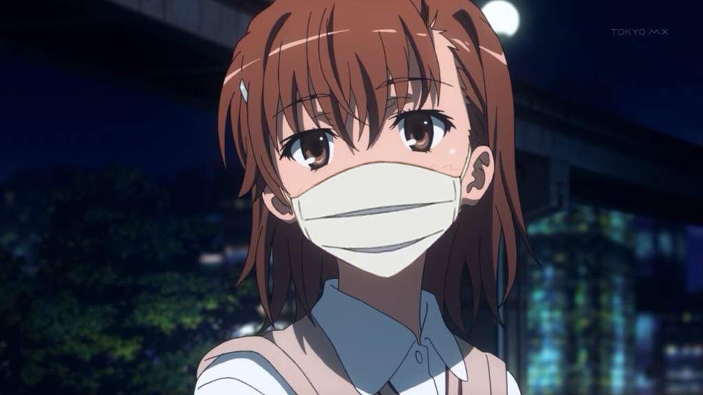 Misaka Wearing A Mask
