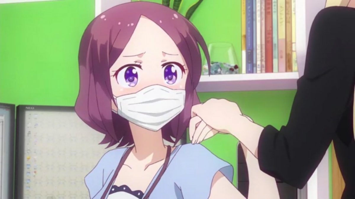 New Game Rin Wearing A Mask Image