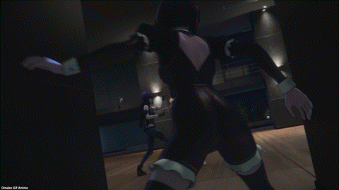 Ghost In The Shell SAC 2045 Episode 5 Motoko Kicks Maid Bot