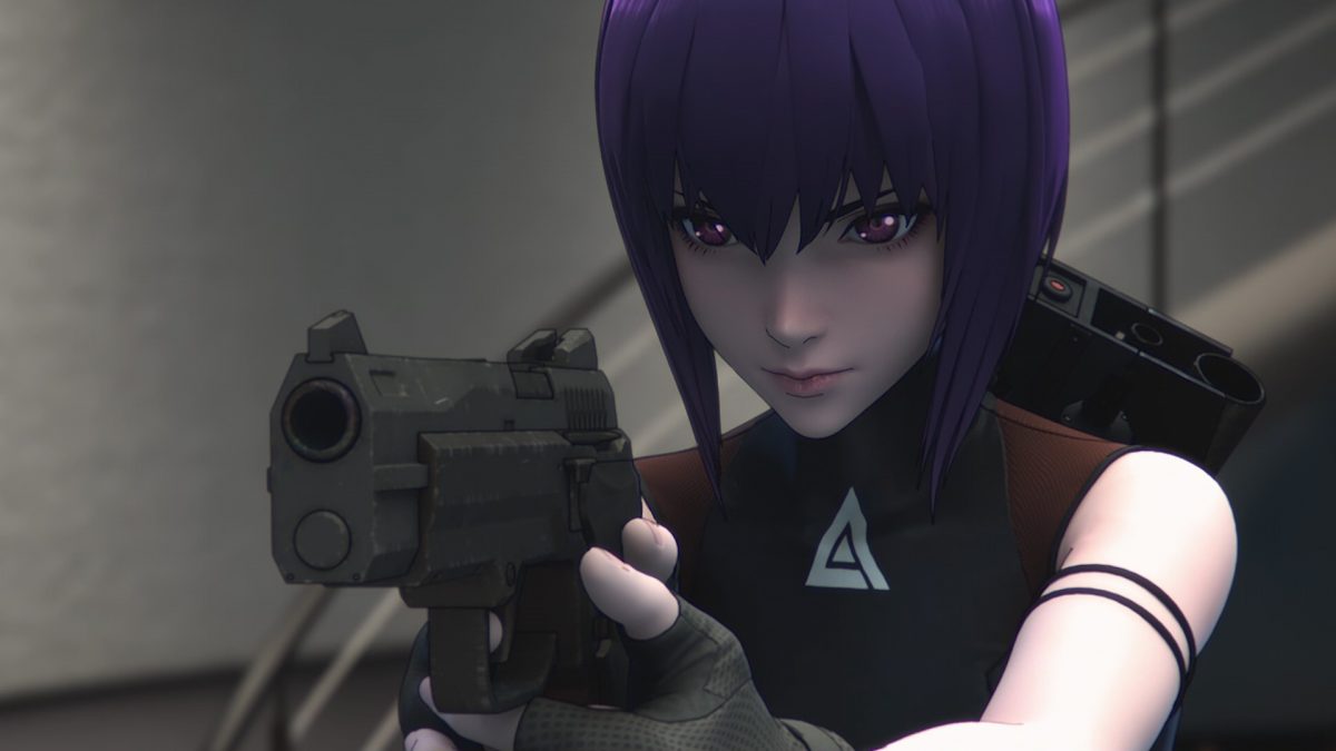 Ghost In The Shell SAC 2045 Episode 5 Motoko Raises Gun