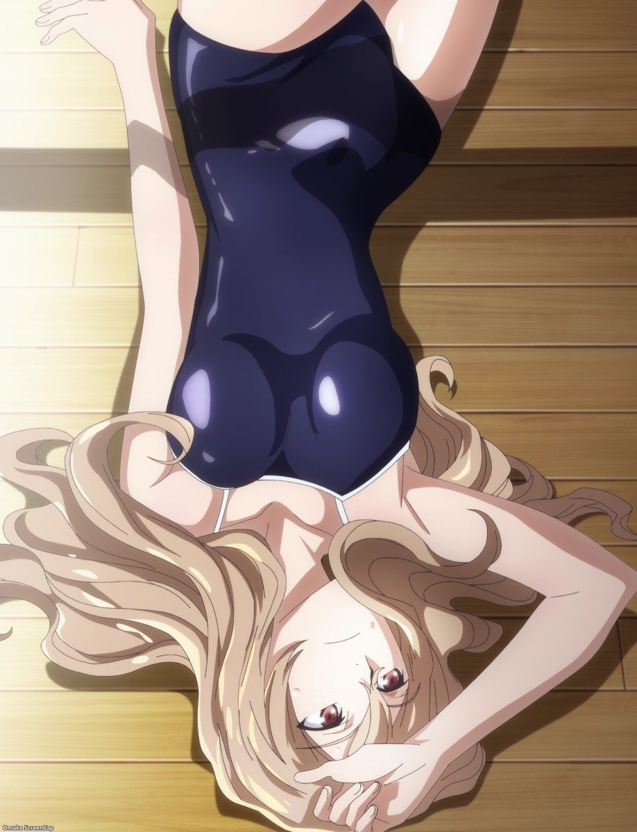 Gleipnir Episode 3 Clair Lies On Floor With School Swimsuit