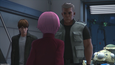 Ghost In The Shell SAC 2045 Episode 9 Purin Points At Blabbermouth Tachikomas