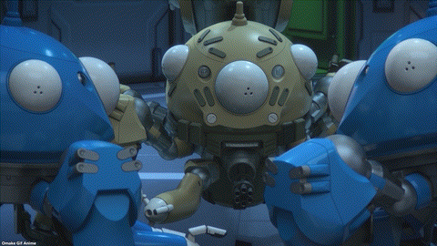 Ghost In The Shell SAC 2045 Episode 9 Tachikomas Wag Tails At Batou