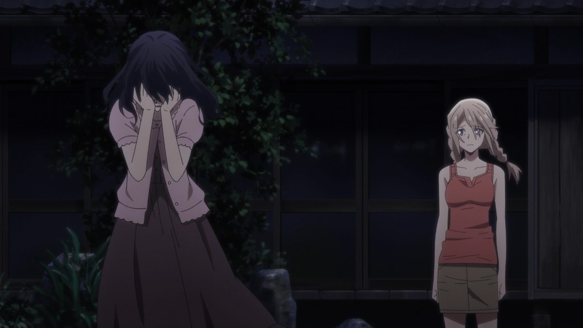 Gleipnir Episode 12 Clair Catches Elena Crying