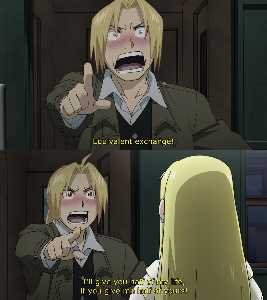 Fullmetal Alchemist Proposal Scene