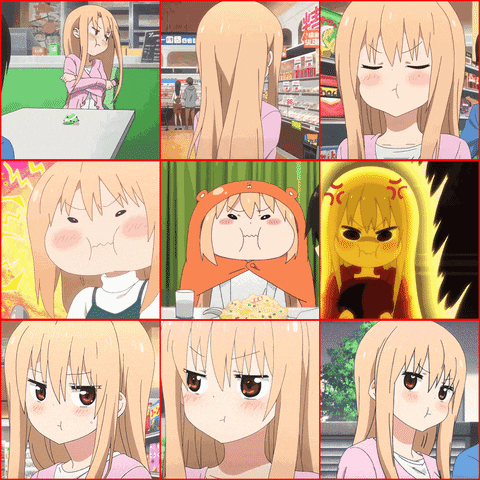 Umaru Pouting Anime Girls