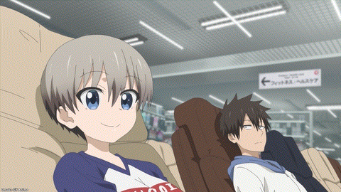 Uzaki Chan Wa Asobitai! Episode 1 Uzaki Feels It