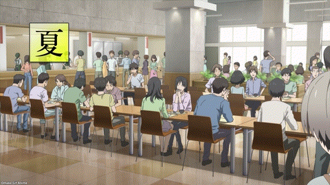 Uzaki Chan Wa Asobitai! Episode 1 Uzaki Sees Sakurai In Summer