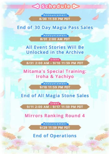 Magia Record Puella Magi Madoka Magica Side Story Ceasing Operations