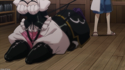 Monster Musume No Oisha San Episode 5 Glenn Yanks On Lorna's Harness