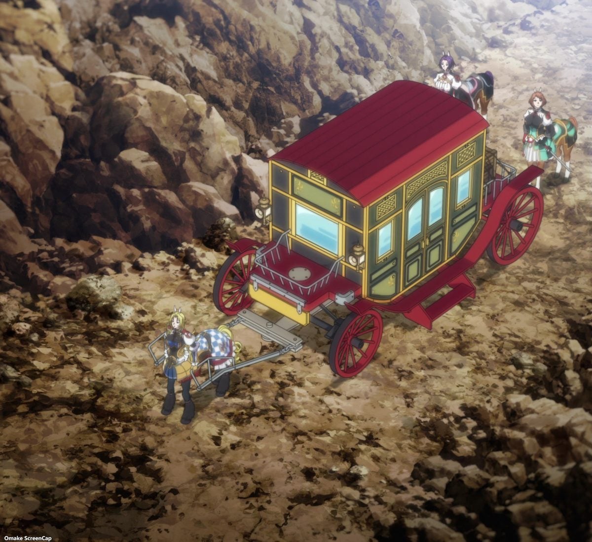 Monster Musume No Oisha San Episode 5 Tisalia And Centaurs On Mountain Path