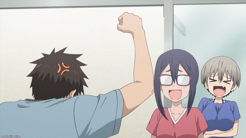 Uzaki Chan Wa Asobitai! Episode 4 Uzaki Ami Laugh At Sakurai