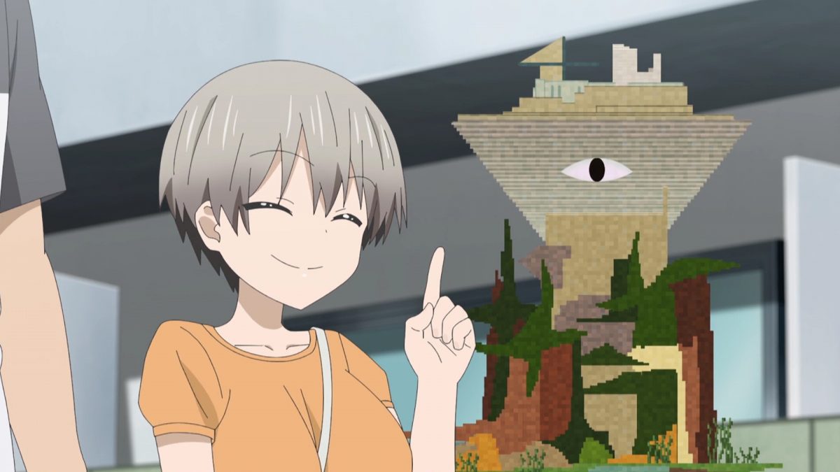 Uzaki Chan Wa Asobitai! Episode 5 Uzaki Proud Of Uzaki Hills In NyaaCraft