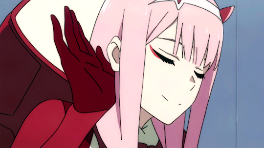 Zero Two smiling