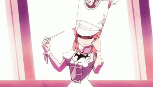 Kill La Kill Nonon pink haired anime girl