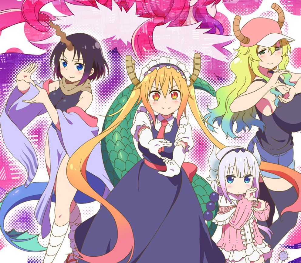 Miss Kobayashi Dragon Maid Second Season Key Visual