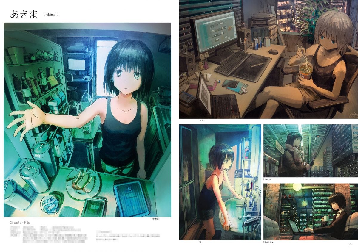 Girls Art Illustrator File Kanojo Zukan 0003