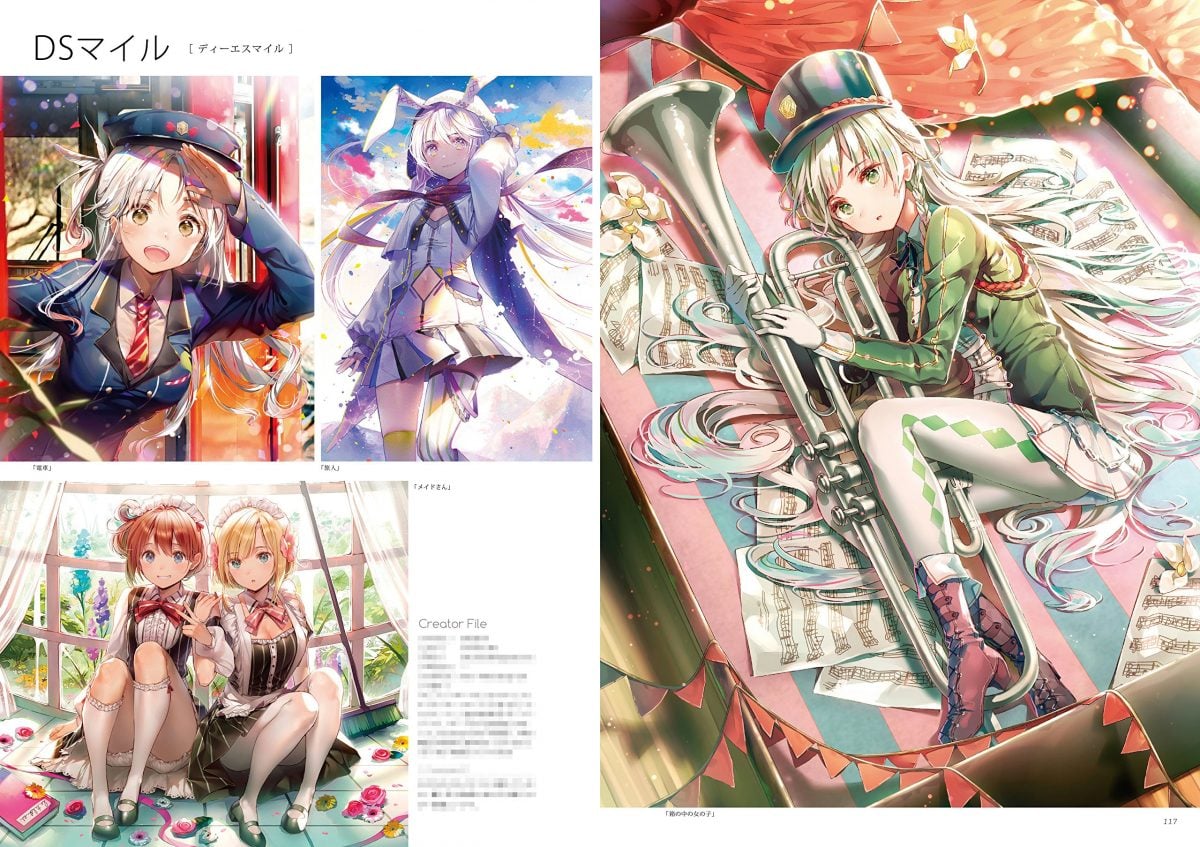 Girls Art Illustrator File Kanojo Zukan 0007