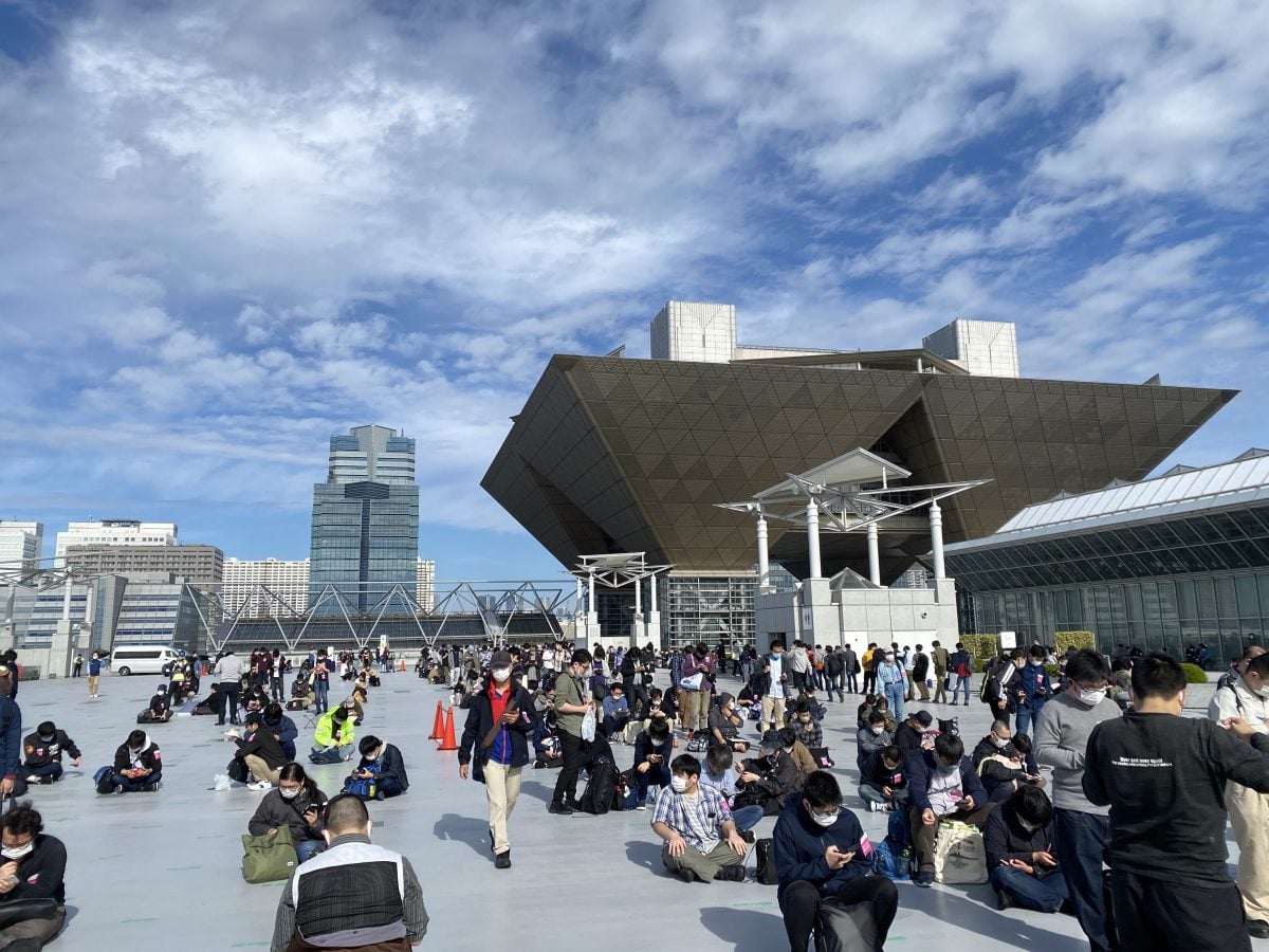 Fans Waiting For The COMIC1 Event To Start