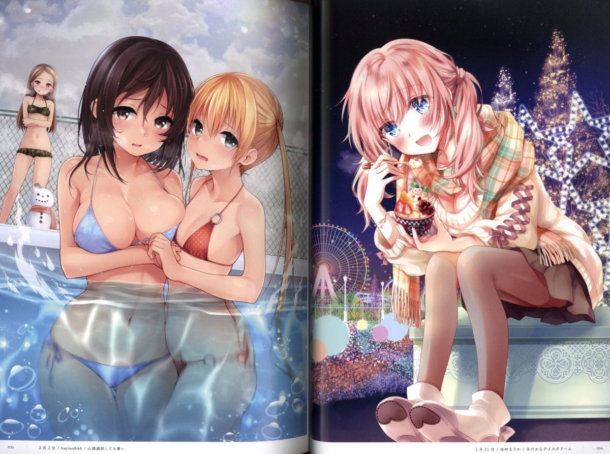 Himekuri 365 Illustration Book 2021 Volume 1 0004
