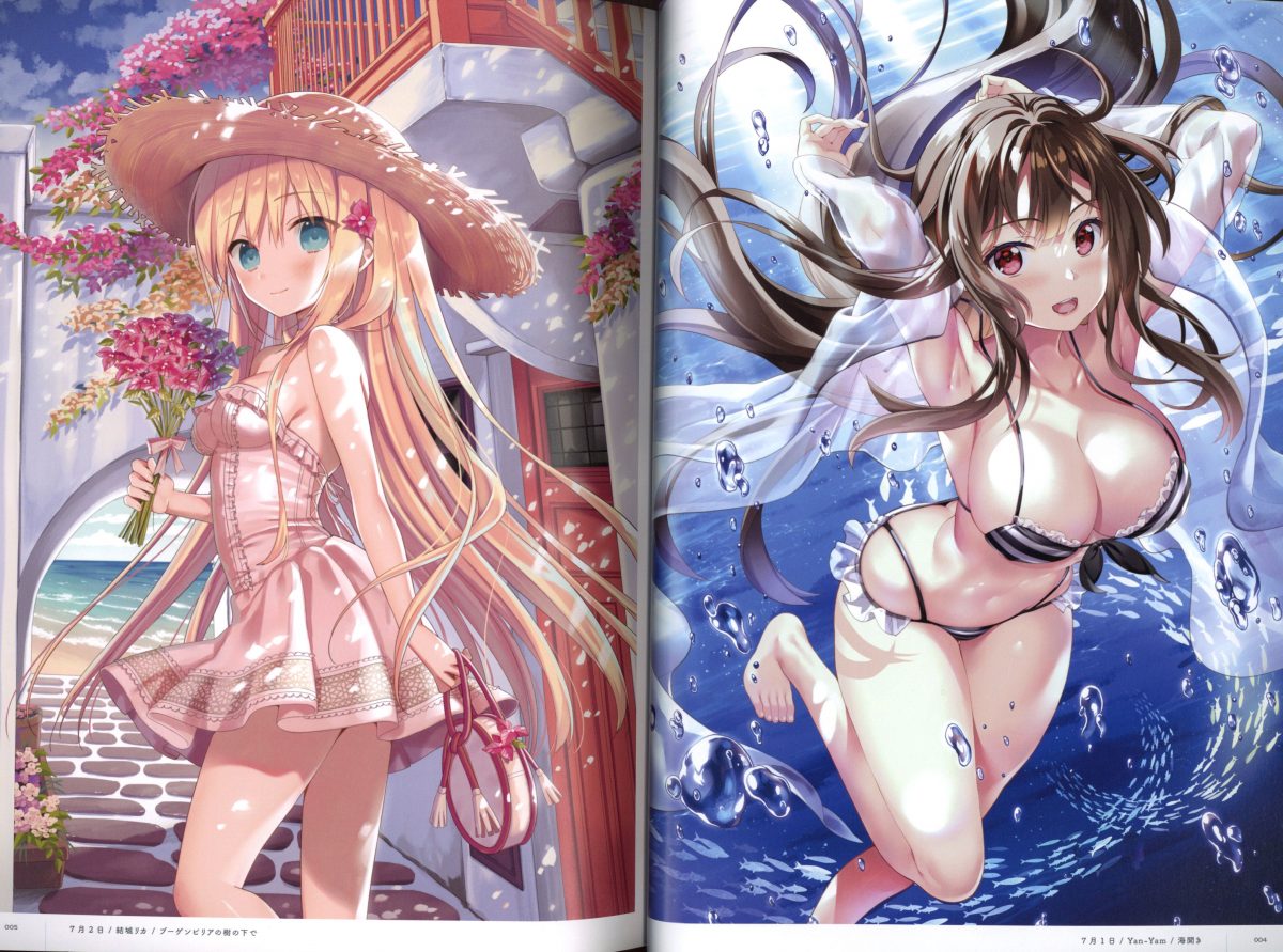 Himekuri 365 Illustration Book 2021 Volume 2 0002