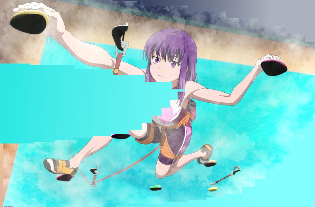 Iwa Kakeru! Sport Climbing Girls Episode 2 Konomi Uses Egyptian Technique