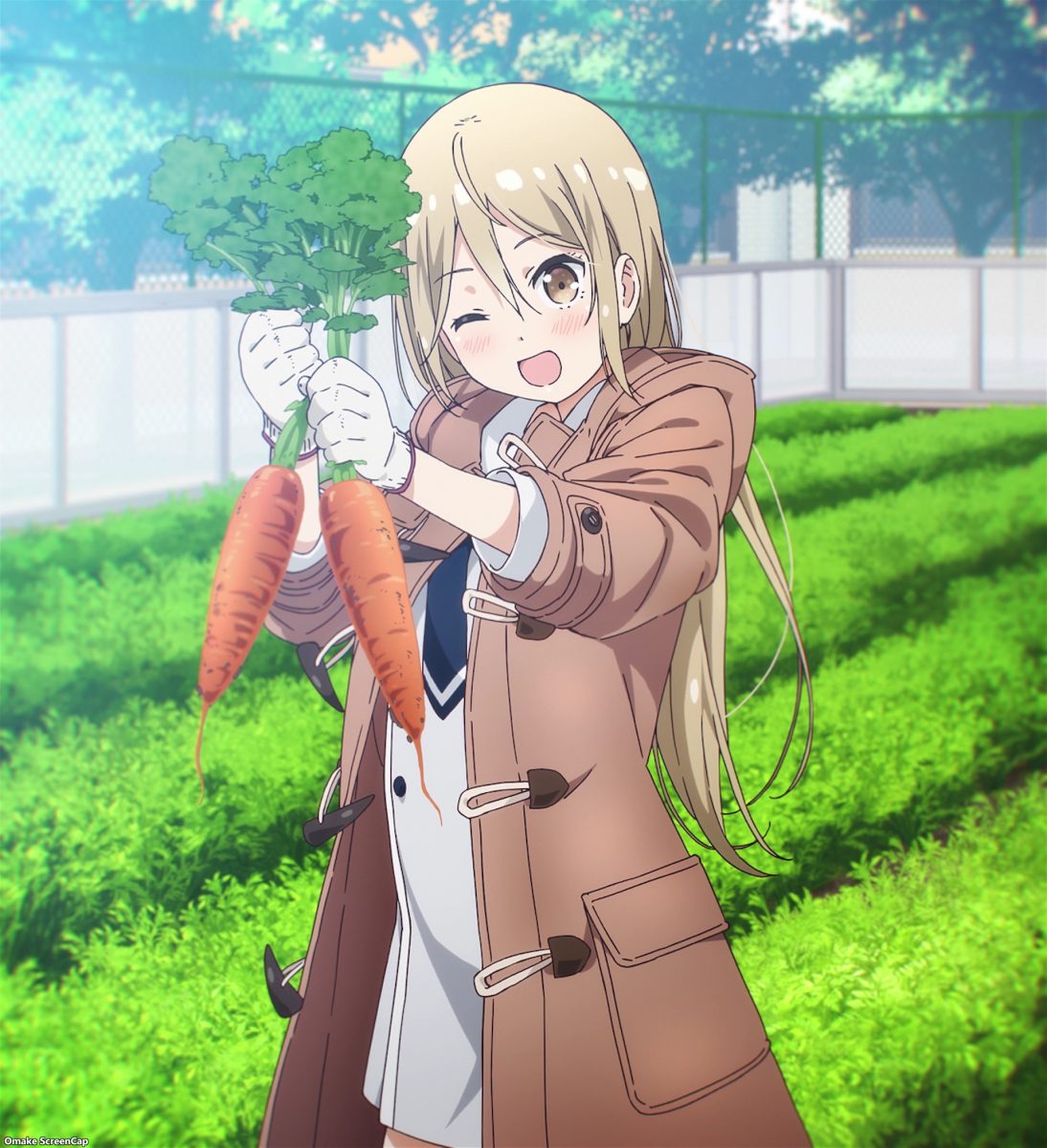 One Room Third Season Episode 4 End Card Akira Grows Big Carrots