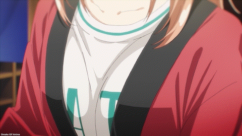 One Room Third Season Episode 6 Minori Hugs Chest