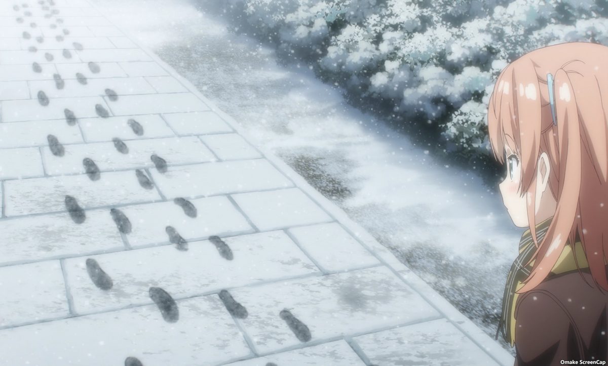 One Room Third Season Episode 6 Minori Looks At Footsteps