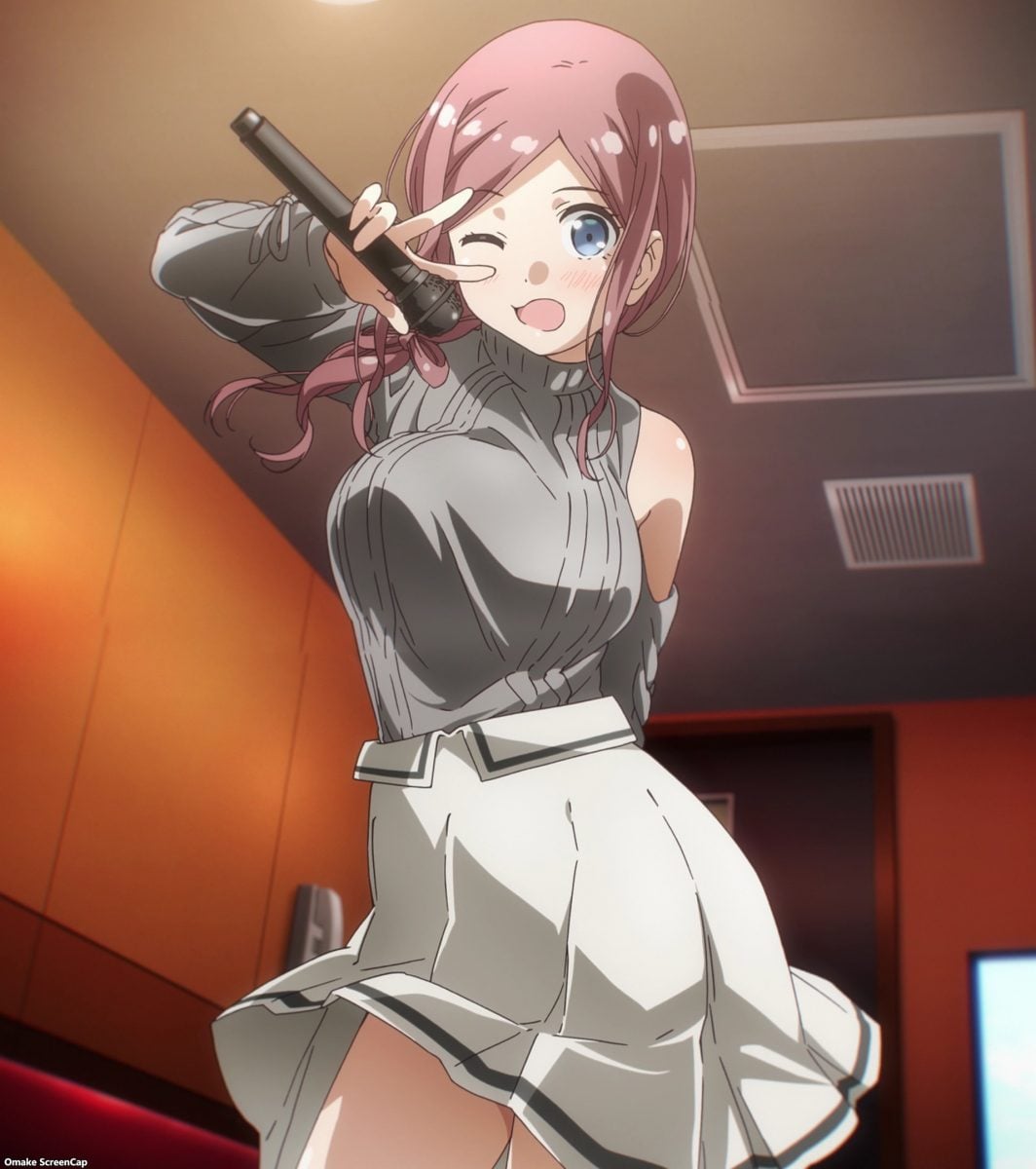 One Room Third Season Episode 9 End Card Saya Sings Karaoke