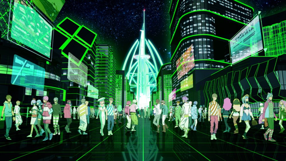 A gleaming world of cyber luxury