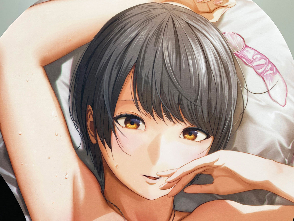 Mika Kuramoto Wide Mousepad illustrated by Urasuji Samurai