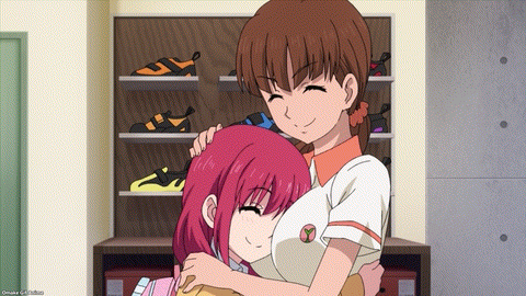 Iwa Kakeru! Sport Climbing Girls Episode 4 Asuka Headpats Nonoka
