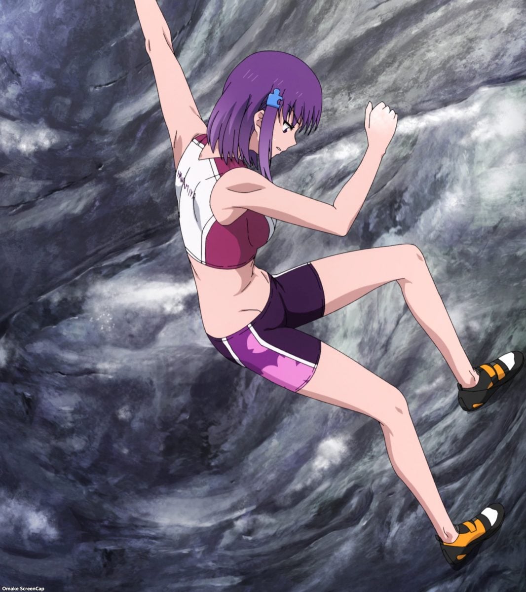 Iwa Kakeru! Sport Climbing Girls Episode 4 Konomi Grips Rock Face