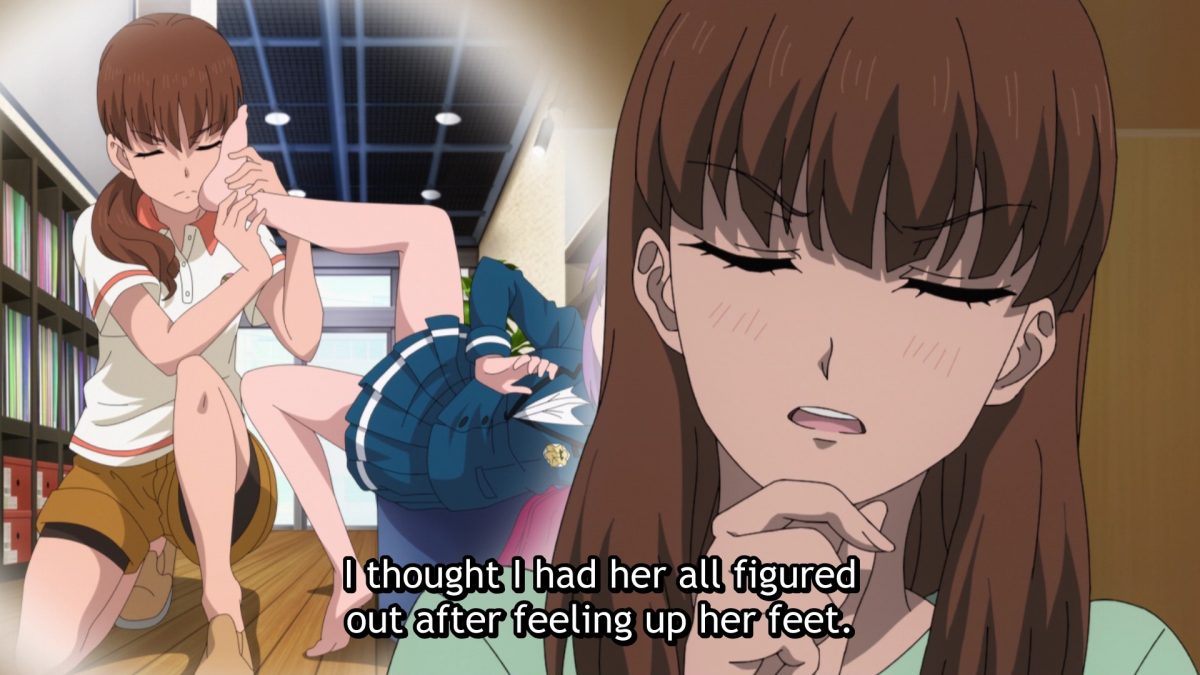 Iwa Kakeru! Sport Climbing Girls Episode 7 Asuka Remembers Konomi's Feet