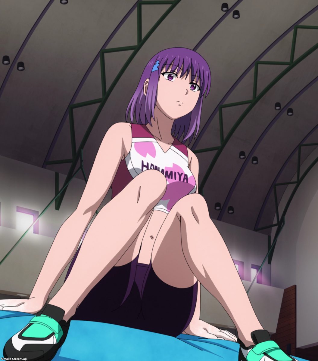 Iwa Kakeru! Sport Climbing Girls Episode 7 Konomi Sits On Mat