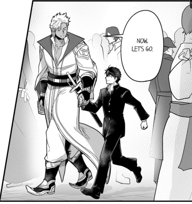 The Titan's Bride Kouichi And Caius Walking