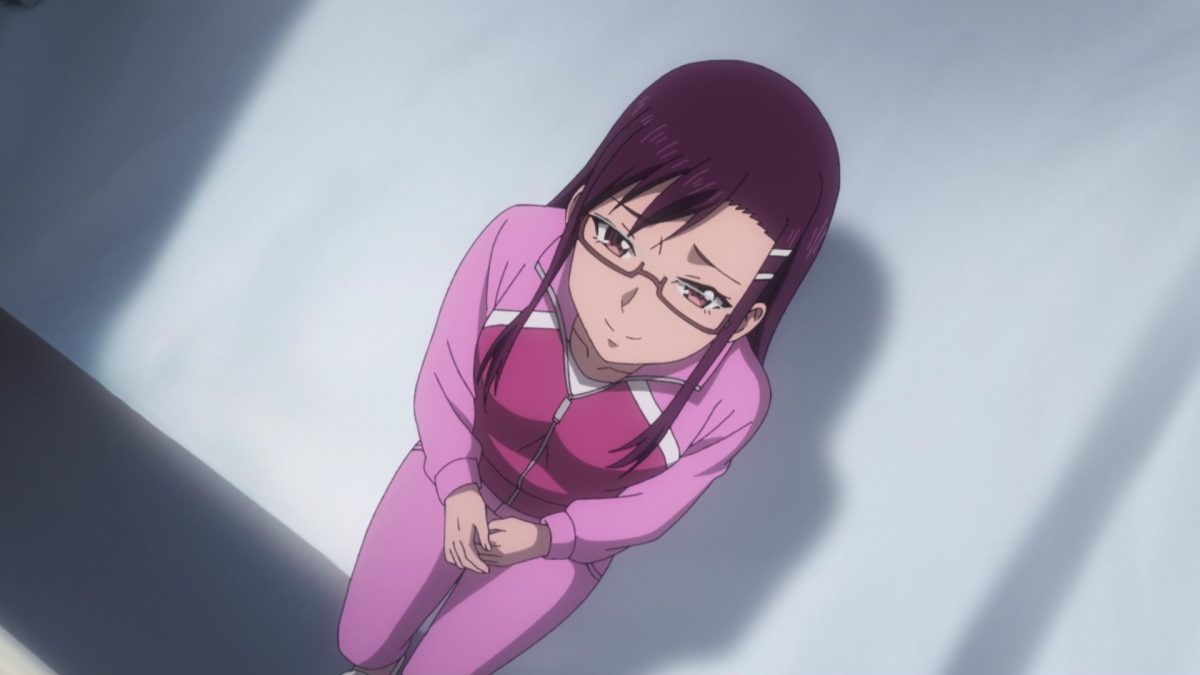 Iwa Kakeru! Sport Climbing Girls Episode 10 Jun Rueful Smile