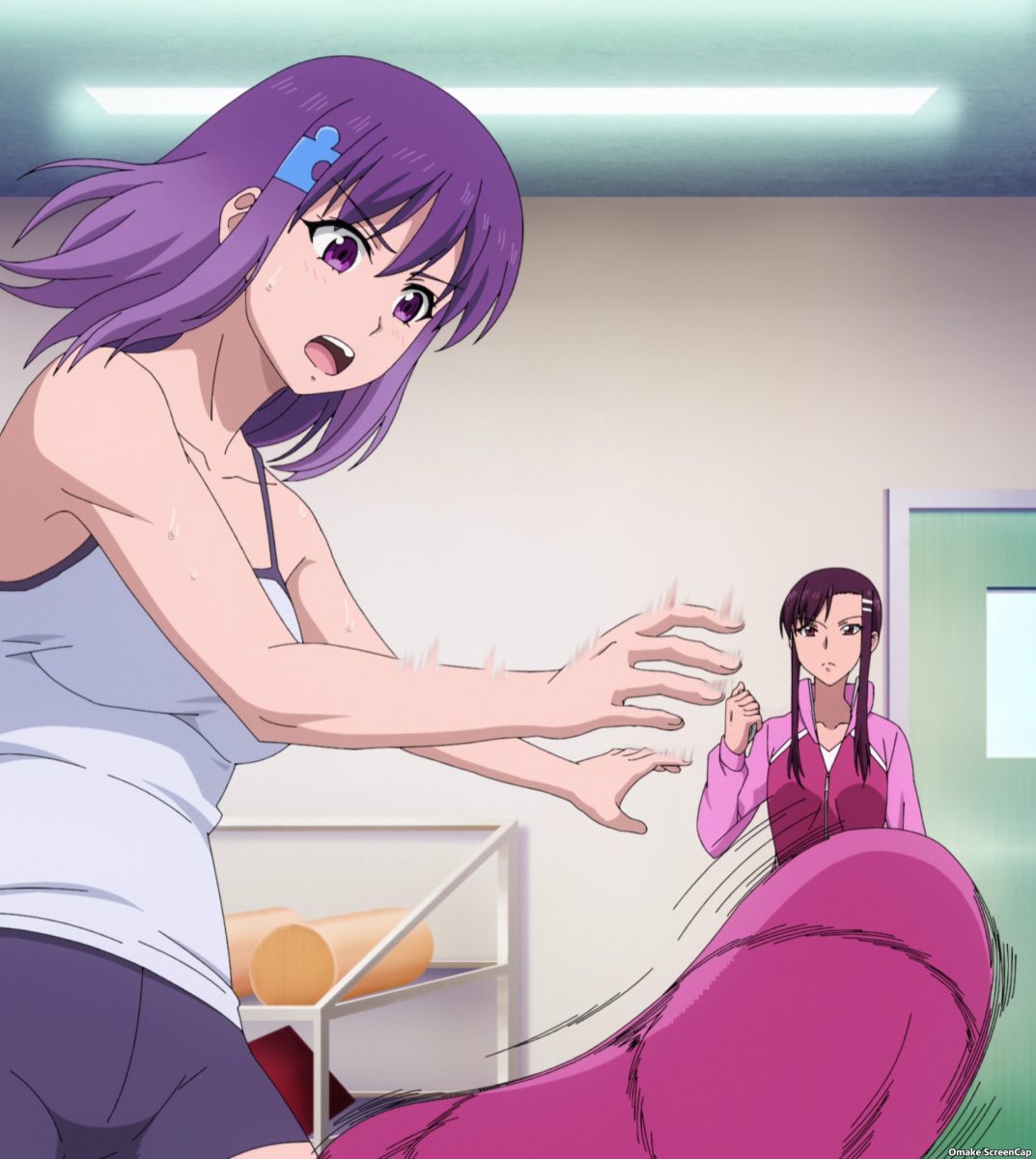 Iwa Kakeru! Sport Climbing Girls Episode 10 Konomi Bounces Exercise Ball