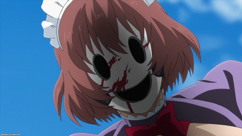 High Rise Invasion Episode 1 Yuri Tricks Maid Mask