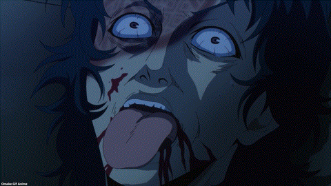 High Rise Invasion Episode 2 Knife Hand Mask Bites Tongue