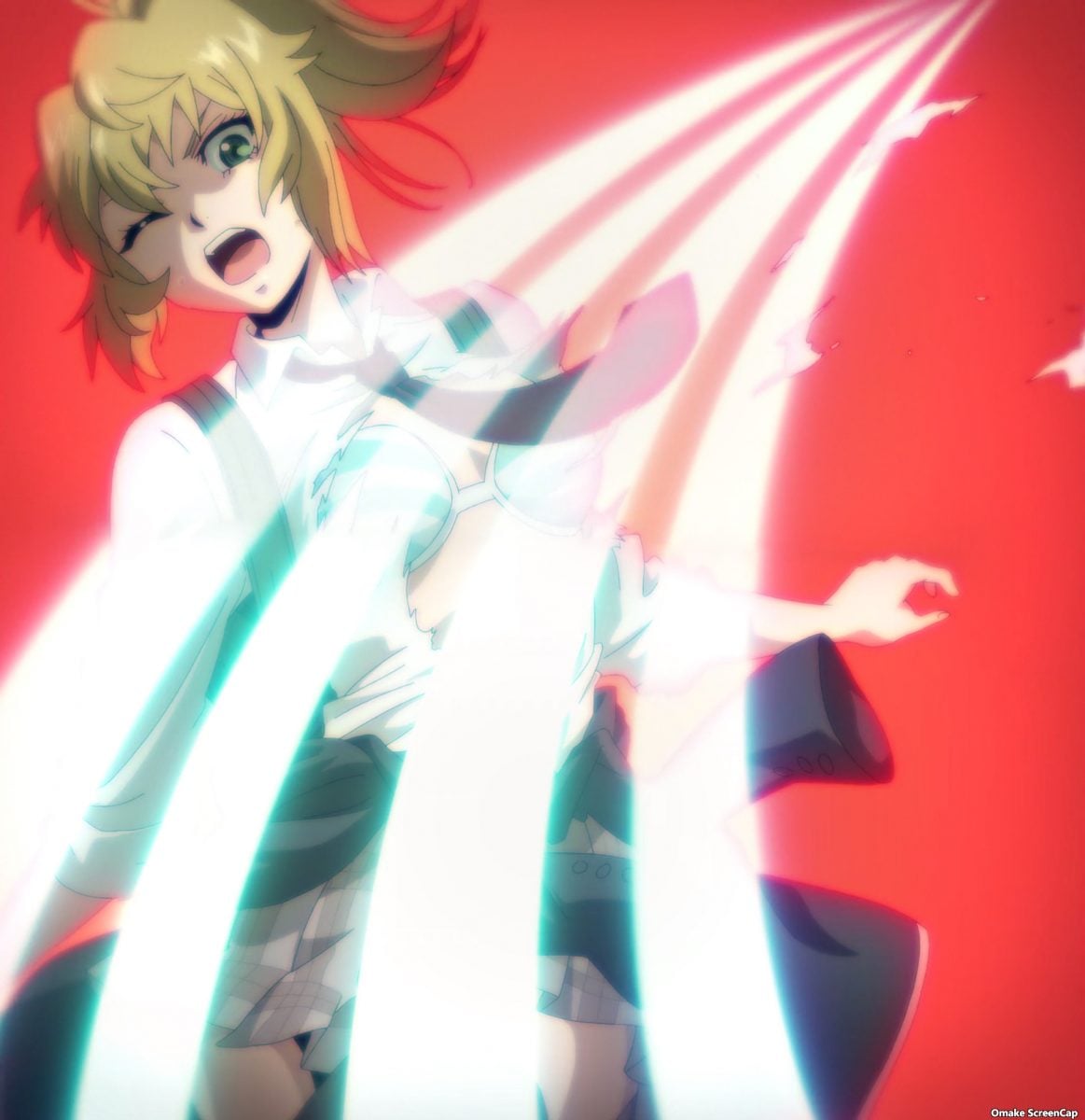 High Rise Invasion Episode 2 Mayuko Slashed Clothes